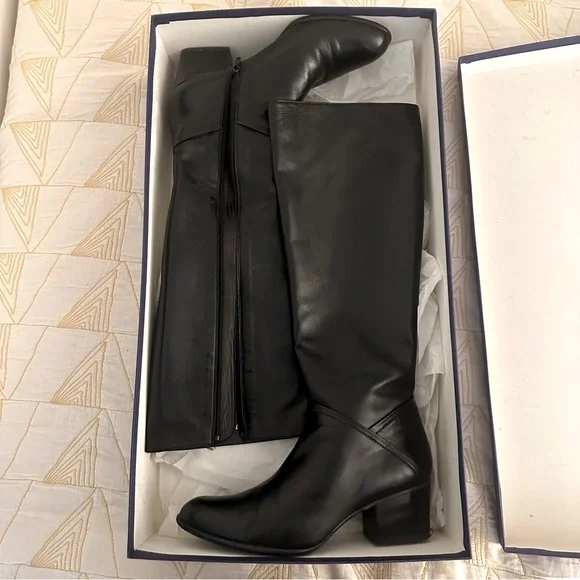 Stuart Weitzman | Black nappa boots - Picture 2 of 11